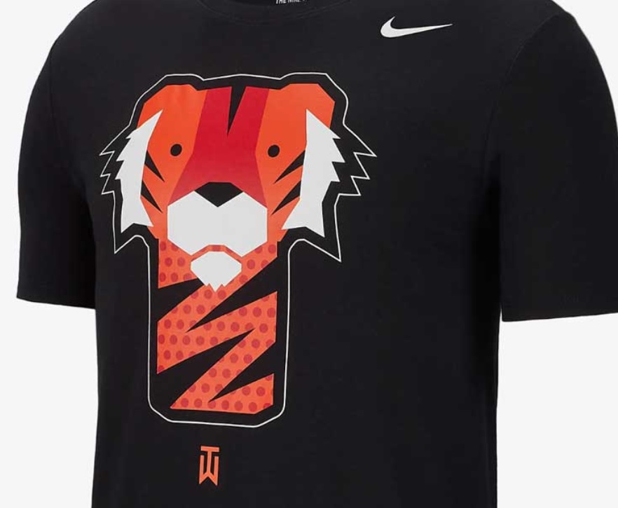 Tiger Woods選手のヘッドカバーの虎キャラクター「フランク」限定Tシャツ